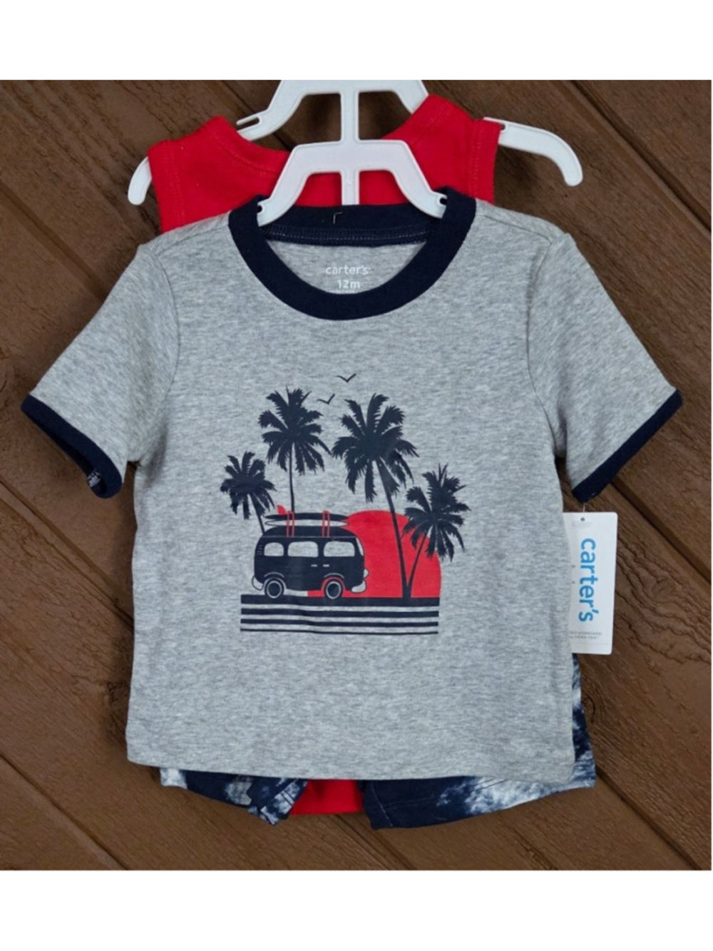 Carter's Baby Boy 3 Piece Patriotic set size 12 months